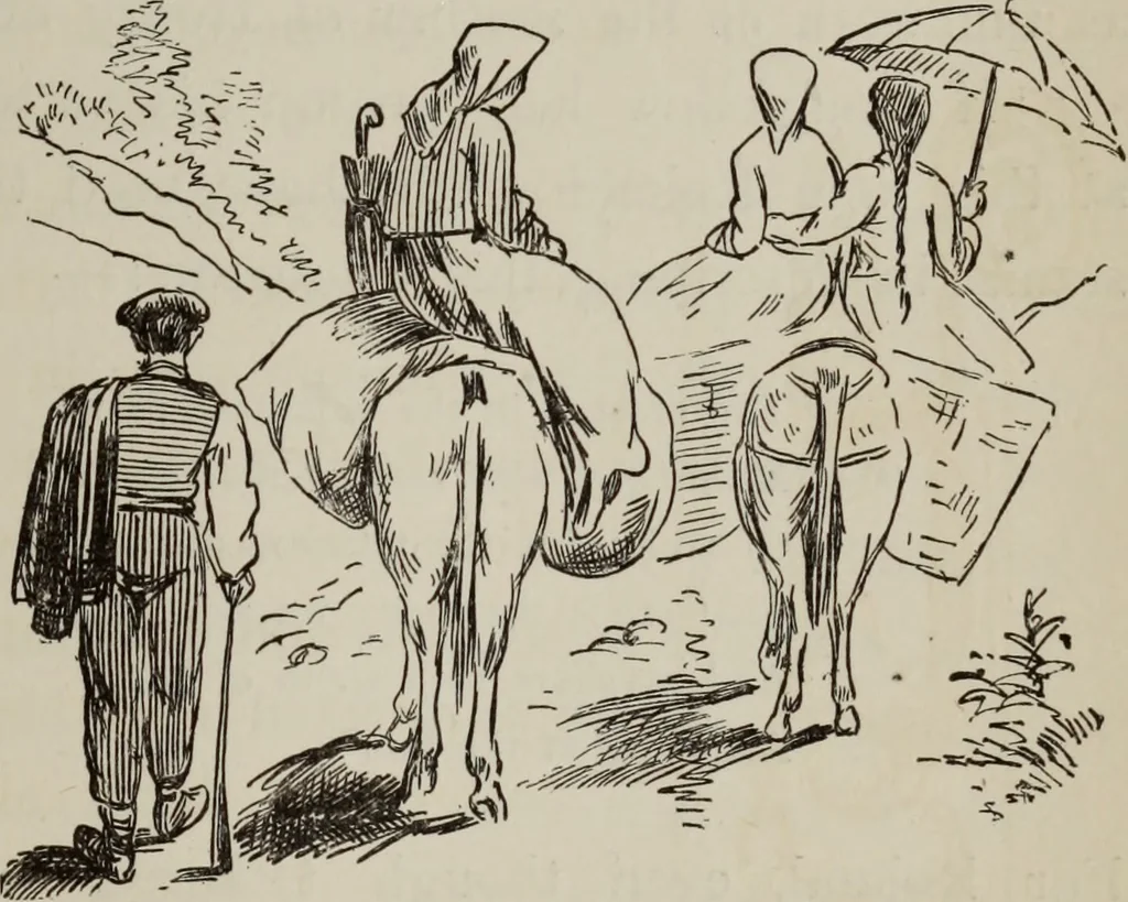 An illustration from All around a palette, 1878, leaf 246
