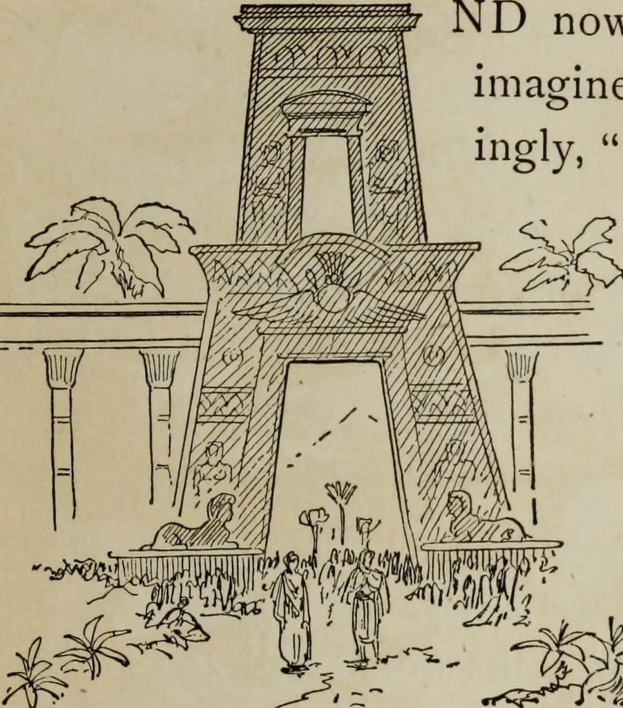 An illustration from All around a palette, 1878, leaf 282