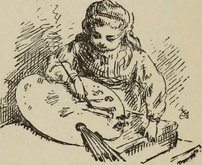 An illustration from All around a palette, 1878, leaf 30