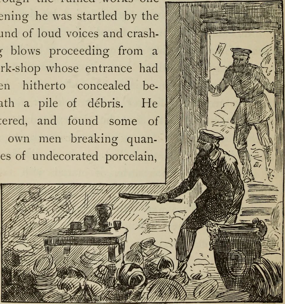 An illustration from All around a palette, 1878, leaf 319