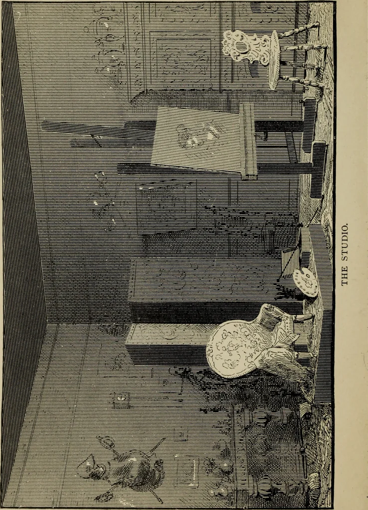 An illustration from All around a palette, 1878, leaf 9