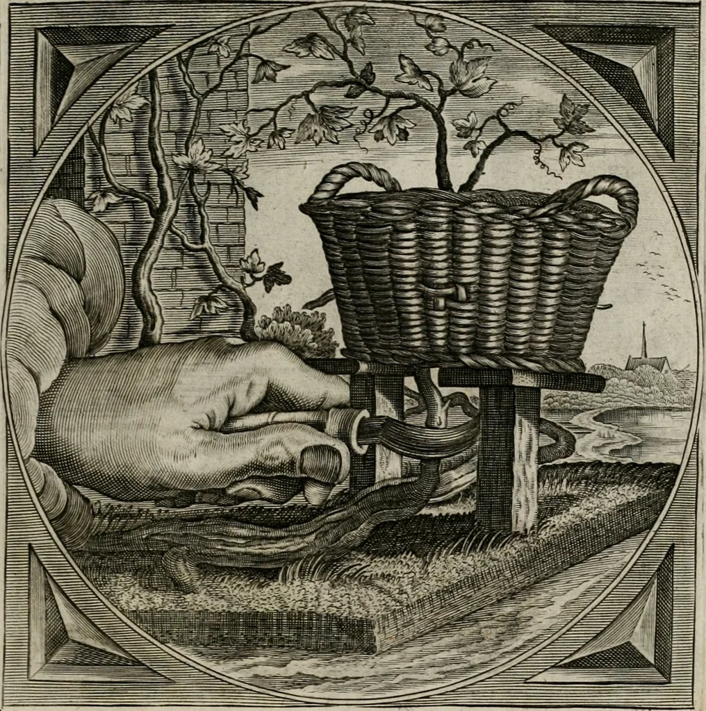 An illustration from Alle de wercken, so ouden als nieuwen, 1658, leaf 128