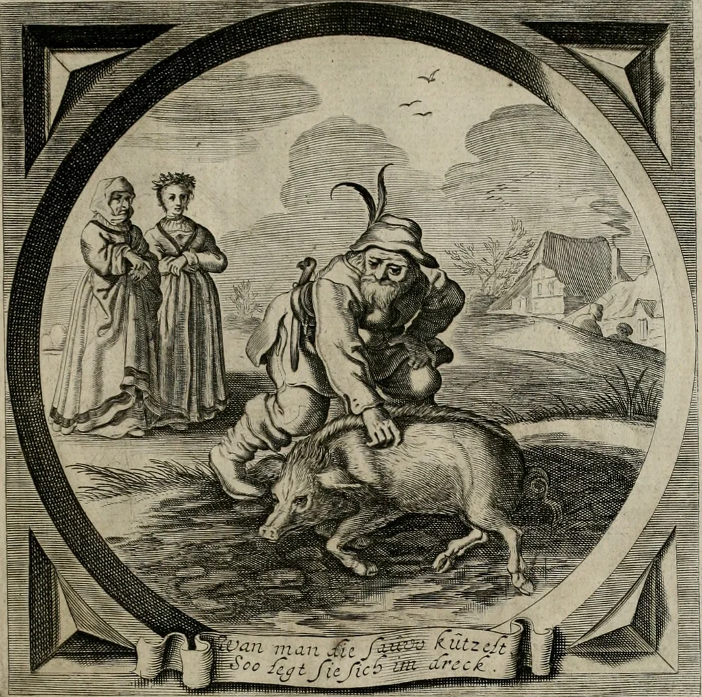 An illustration from Alle de wercken, so ouden als nieuwen, 1658, leaf 522