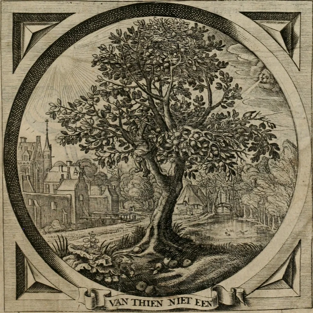 An illustration from Alle de wercken, so ouden als nieuwen, 1658, leaf 694