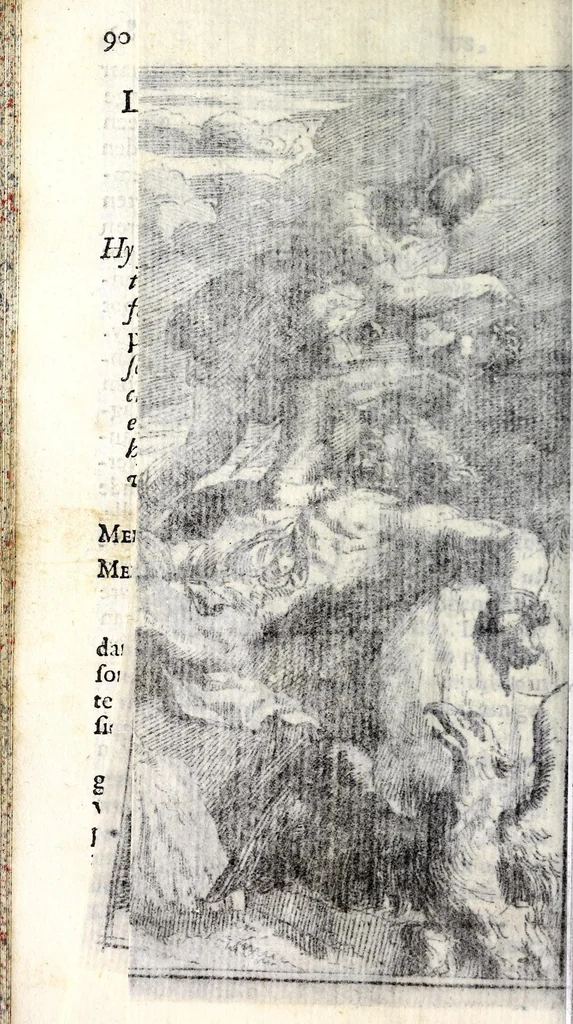 An illustration from Alle de werken van Lucianus den Samosatenser : nieuwlyks uit het Grieks vertaalt, 1679, leaf 126