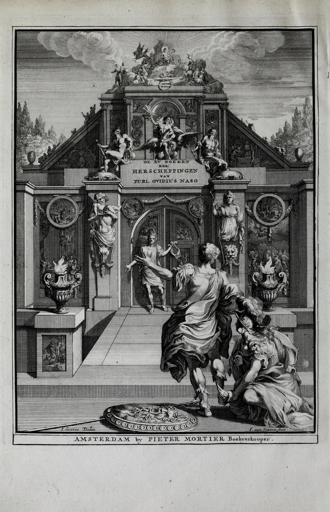 An illustration from Alle de werken van Publ. Ovidius Naso, 1700, leaf 8