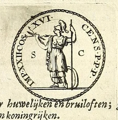An illustration from Alle de werken van Publ. Ovidius Naso, 1700, leaf 100