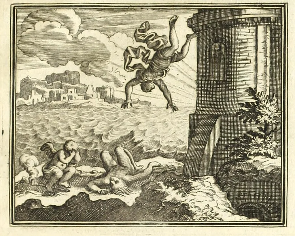 An illustration from Alle de werken van Publ. Ovidius Naso, 1700, leaf 109