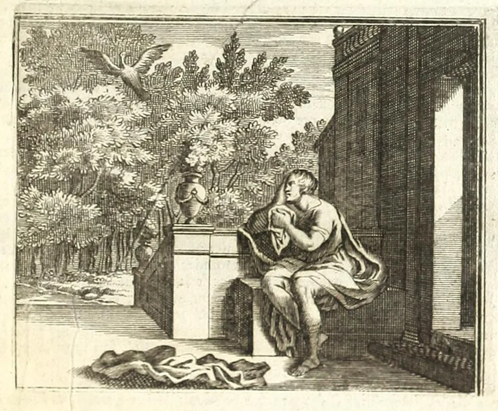 An illustration from Alle de werken van Publ. Ovidius Naso, 1700, leaf 113