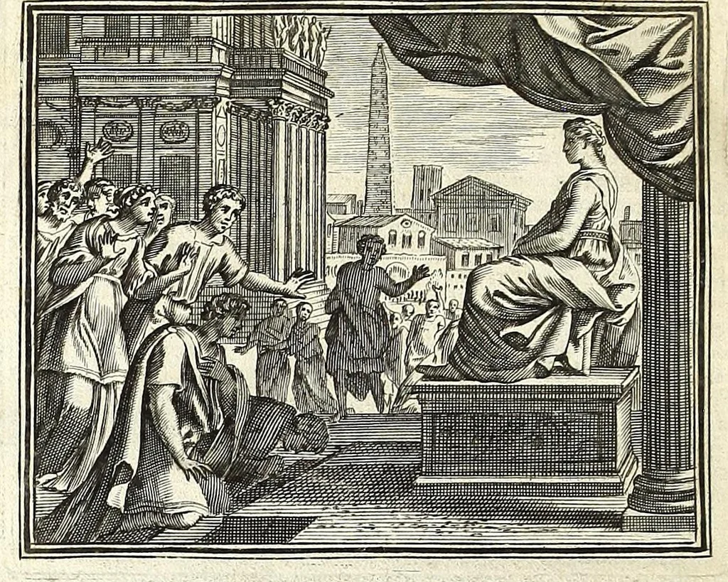 An illustration from Alle de werken van Publ. Ovidius Naso, 1700, leaf 118
