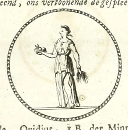 An illustration from Alle de werken van Publ. Ovidius Naso, 1700, leaf 137