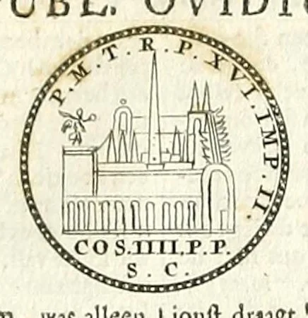 An illustration from Alle de werken van Publ. Ovidius Naso, 1700, leaf 187