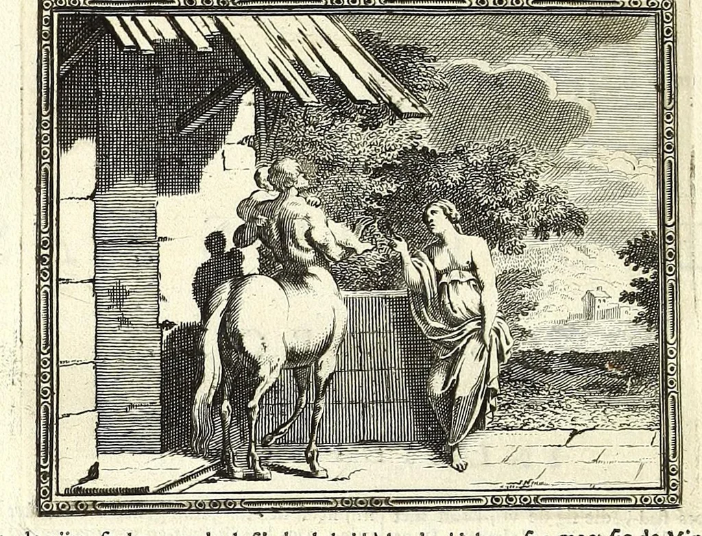 An illustration from Alle de werken van Publ. Ovidius Naso, 1700, leaf 214