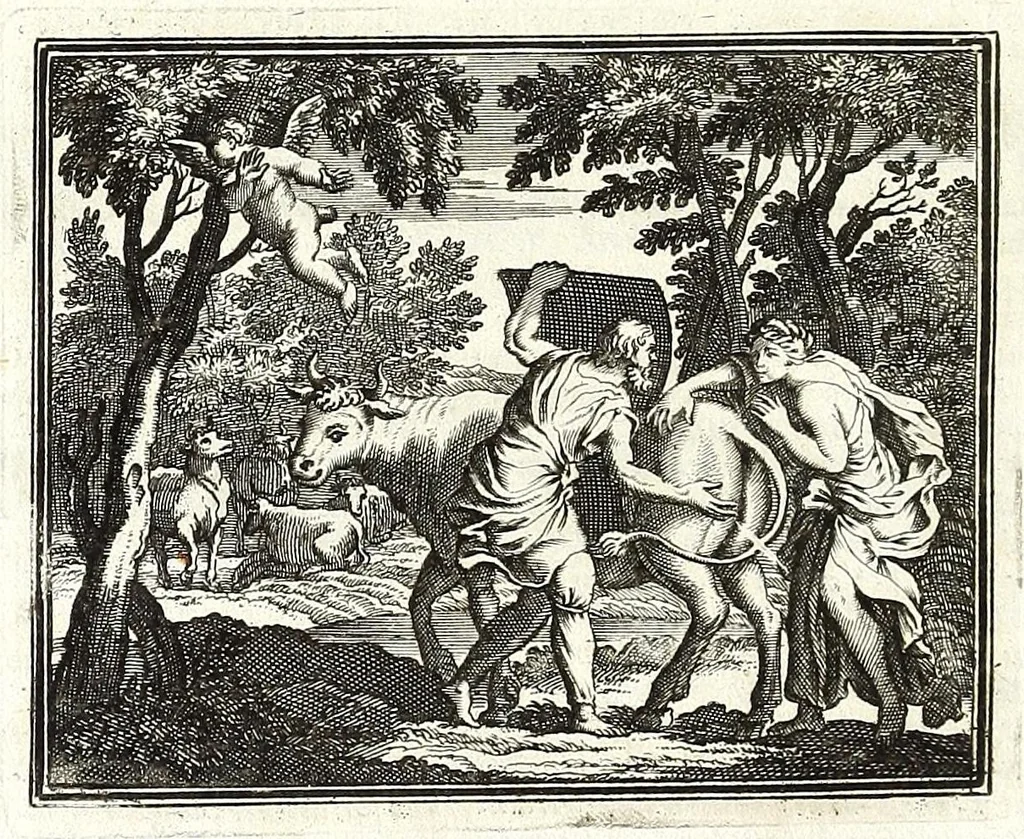 An illustration from Alle de werken van Publ. Ovidius Naso, 1700, leaf 226