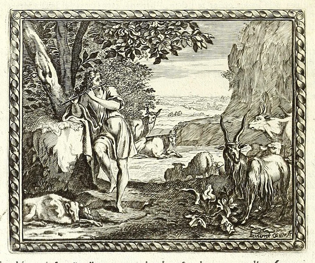 An illustration from Alle de werken van Publ. Ovidius Naso, 1700, leaf 248