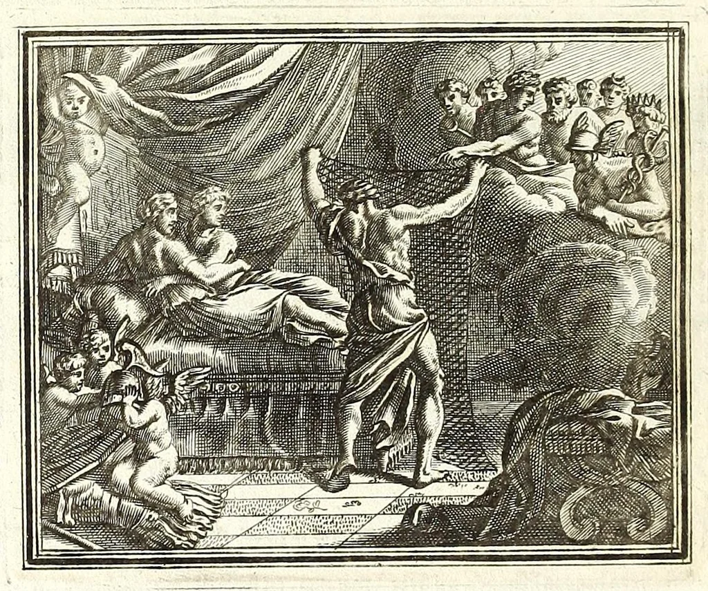 An illustration from Alle de werken van Publ. Ovidius Naso, 1700, leaf 256