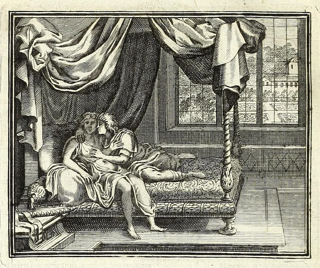 An illustration from Alle de werken van Publ. Ovidius Naso, 1700, leaf 26