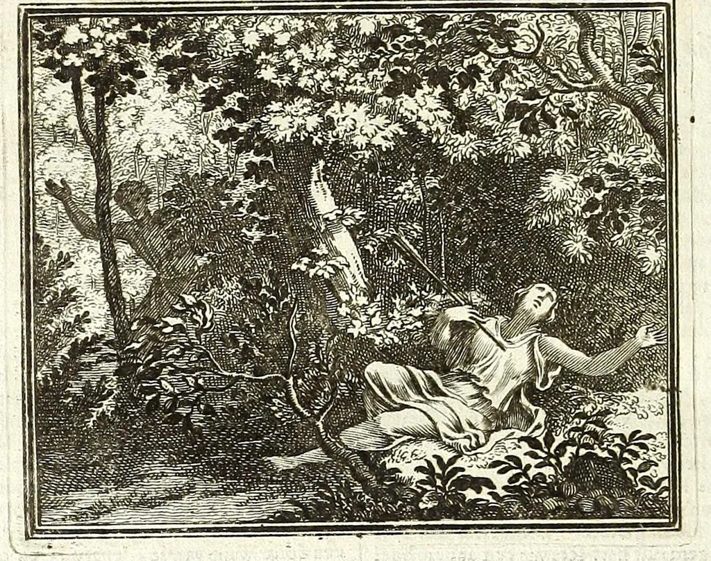 An illustration from Alle de werken van Publ. Ovidius Naso, 1700, leaf 286