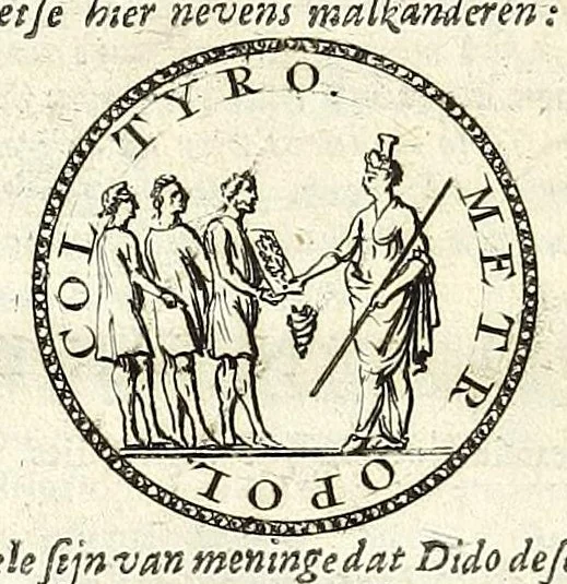 An illustration from Alle de werken van Publ. Ovidius Naso, 1700, leaf 48