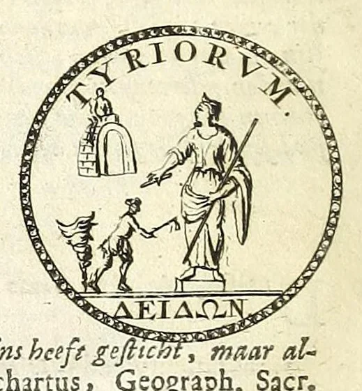 An illustration from Alle de werken van Publ. Ovidius Naso, 1700, leaf 48