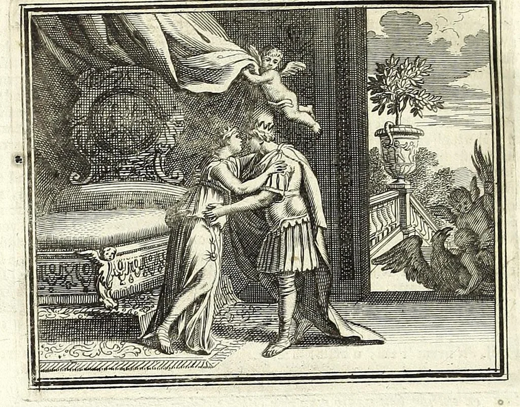 An illustration from Alle de werken van Publ. Ovidius Naso, 1700, leaf 54