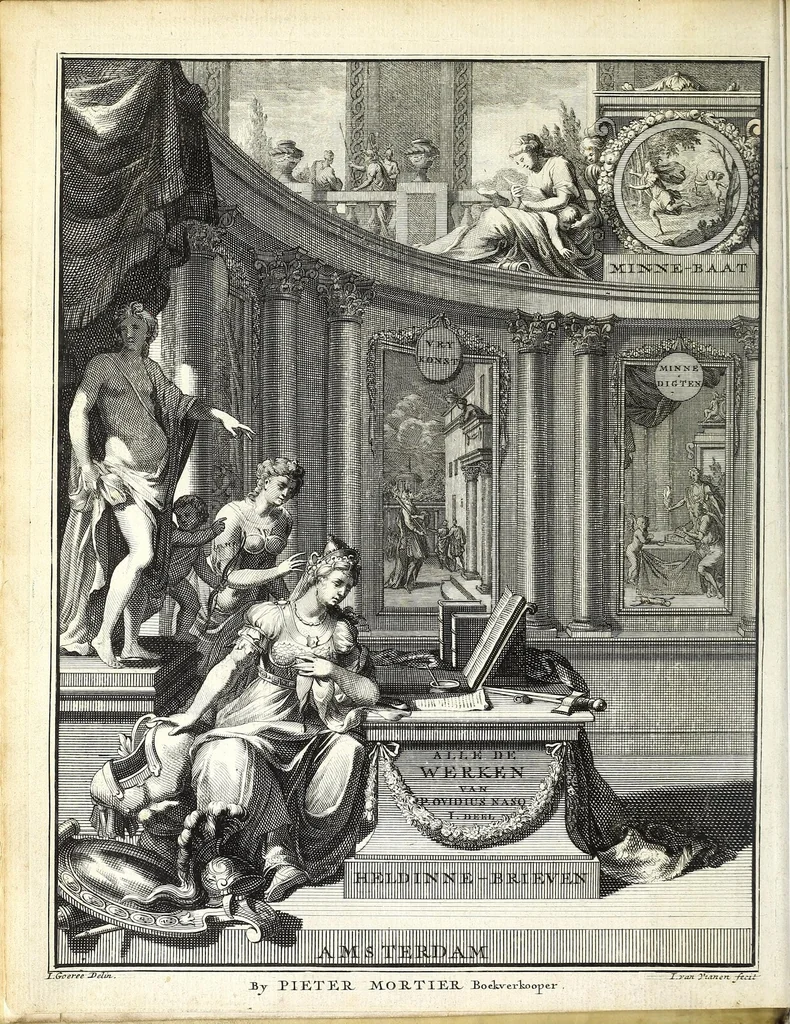 An illustration from Alle de werken van Publ. Ovidius Naso, 1700, leaf 8
