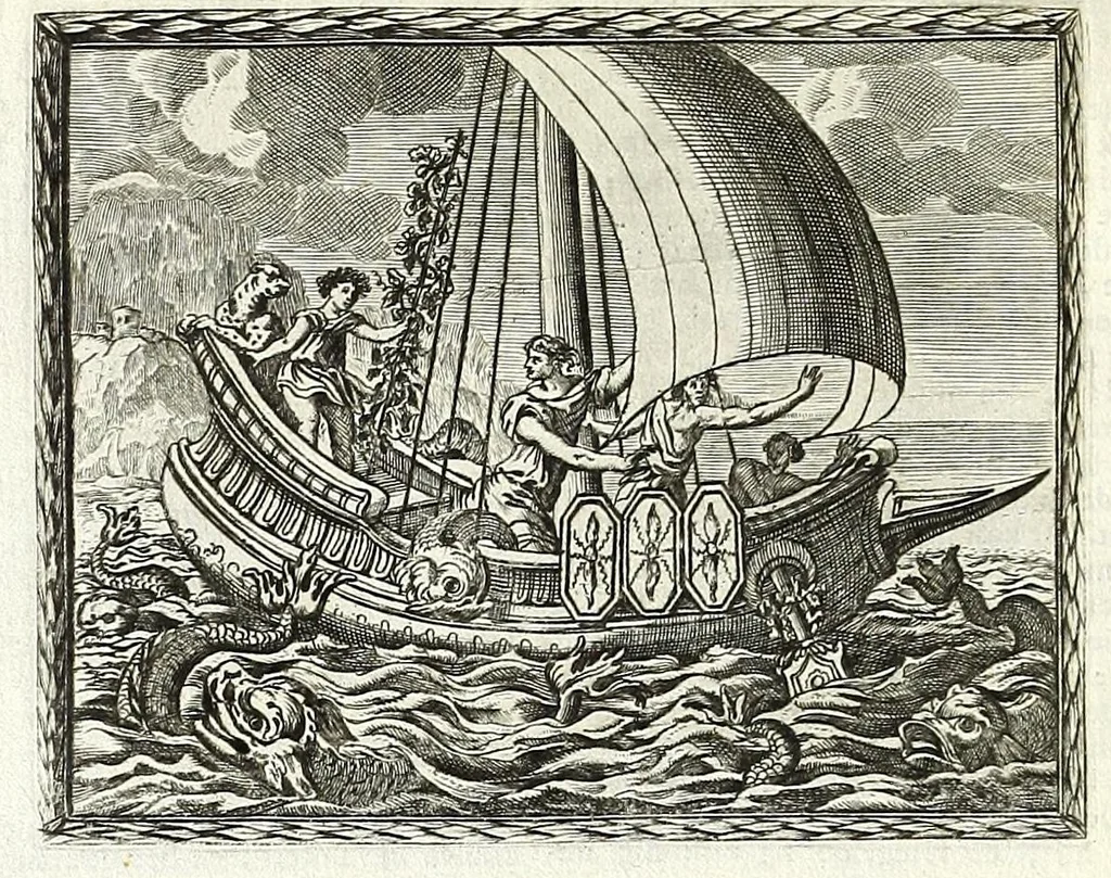 An illustration from Alle de werken van Publ. Ovidius Naso, 1700, leaf 100