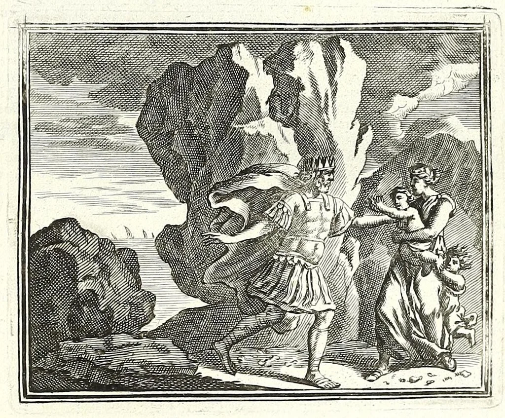 An illustration from Alle de werken van Publ. Ovidius Naso, 1700, leaf 117