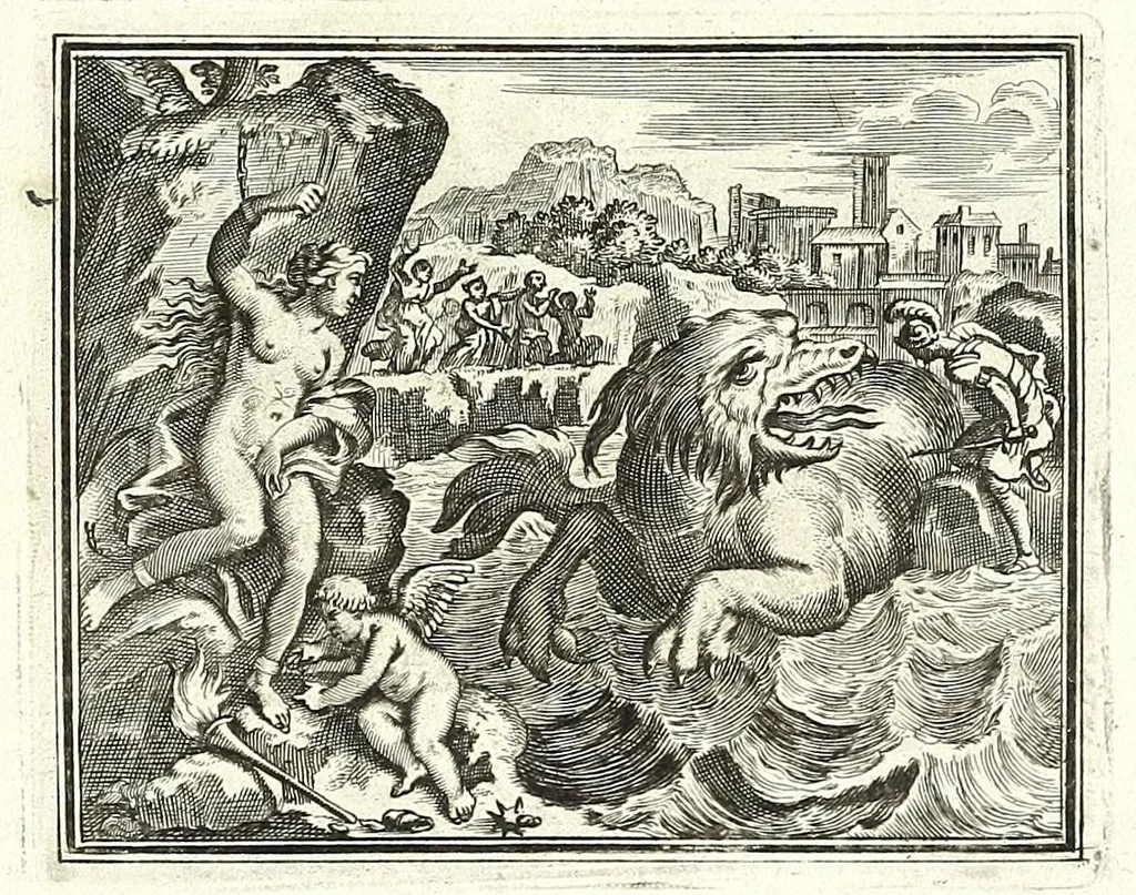 An illustration from Alle de werken van Publ. Ovidius Naso, 1700, leaf 135