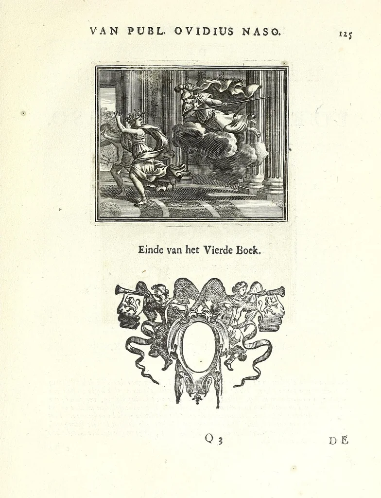 An illustration from Alle de werken van Publ. Ovidius Naso, 1700, leaf 139