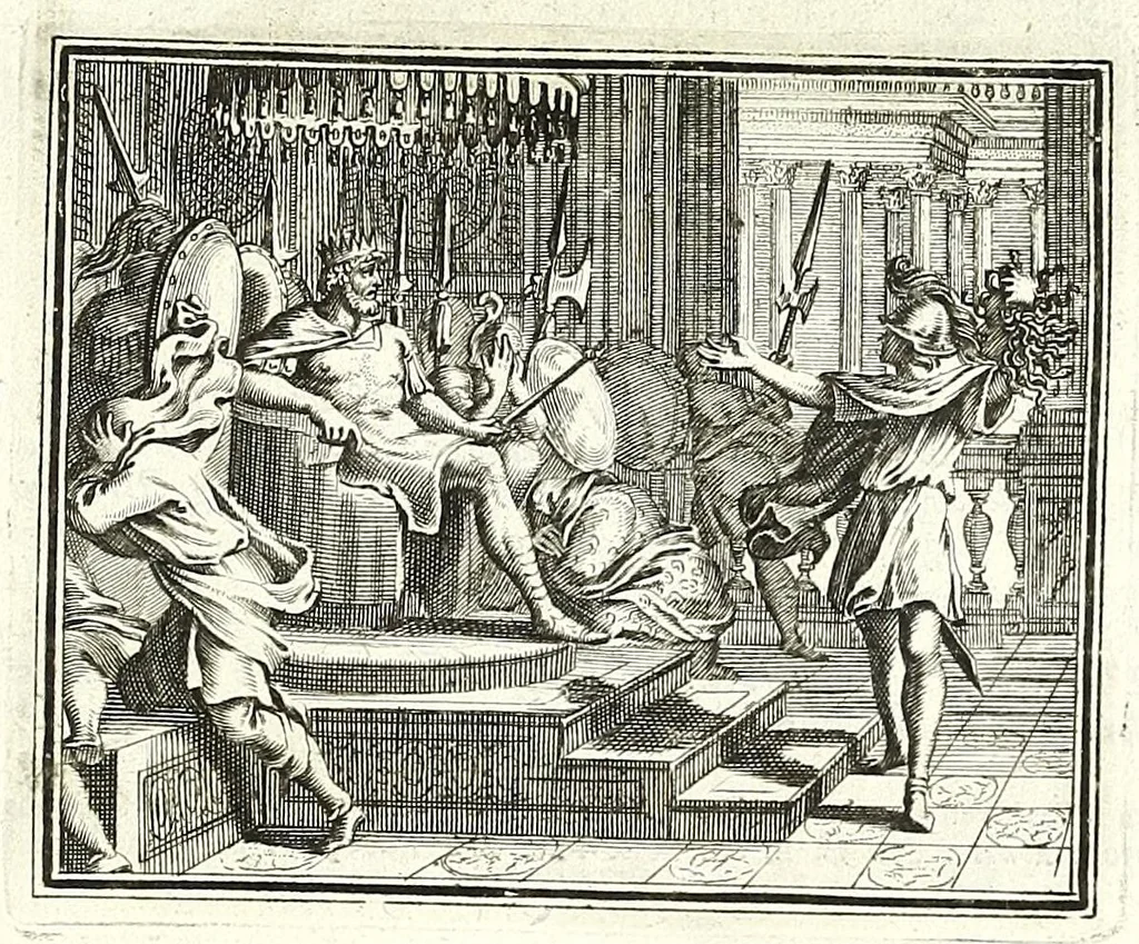 An illustration from Alle de werken van Publ. Ovidius Naso, 1700, leaf 147