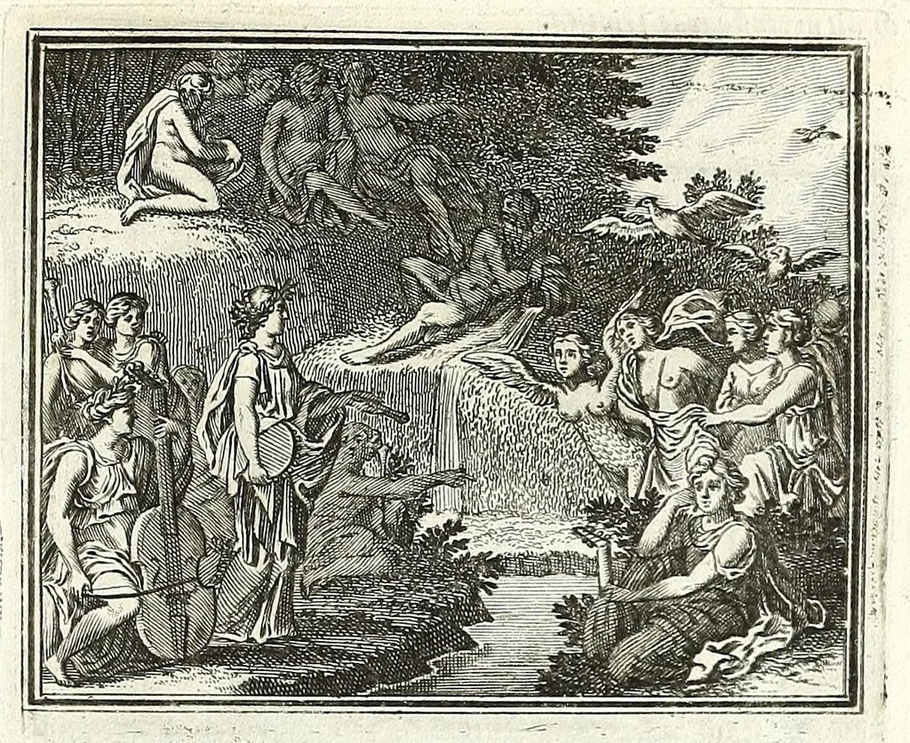 An illustration from Alle de werken van Publ. Ovidius Naso, 1700, leaf 151