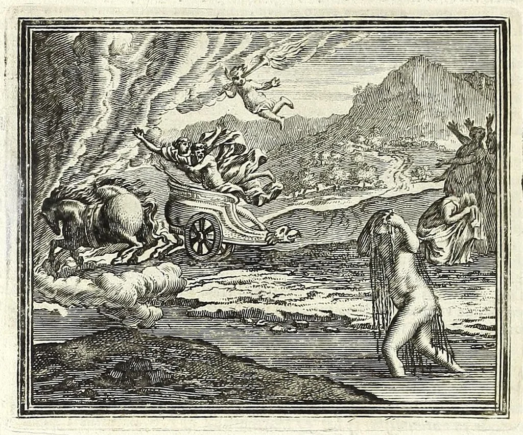 An illustration from Alle de werken van Publ. Ovidius Naso, 1700, leaf 156