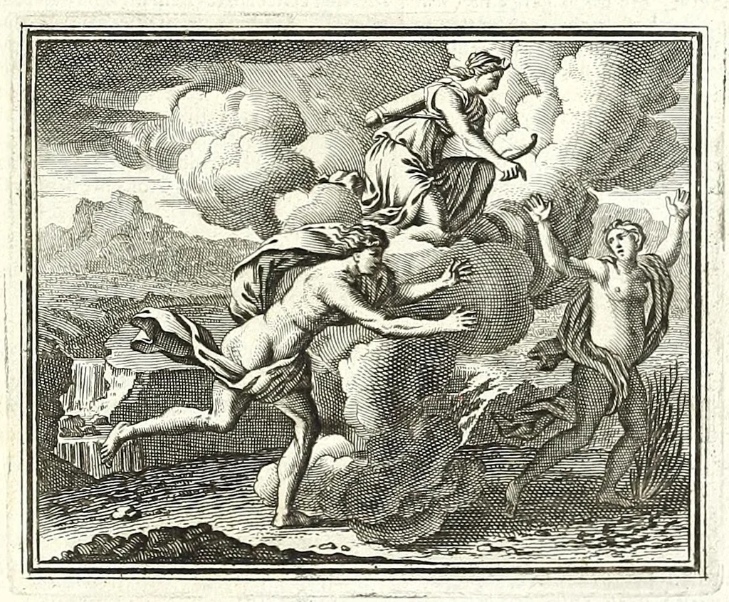 An illustration from Alle de werken van Publ. Ovidius Naso, 1700, leaf 161
