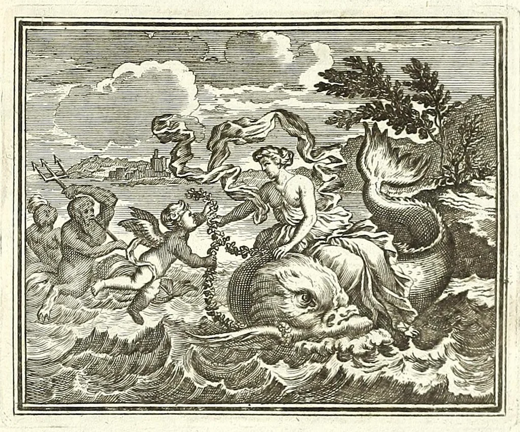An illustration from Alle de werken van Publ. Ovidius Naso, 1700, leaf 177