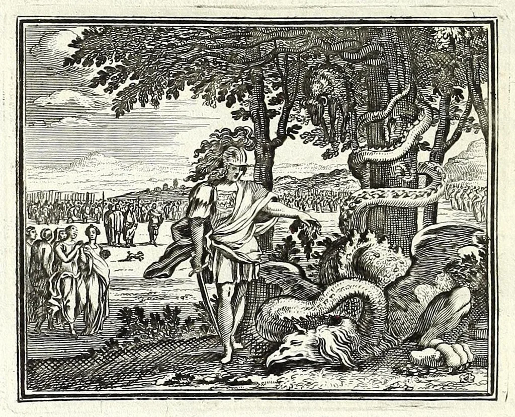 An illustration from Alle de werken van Publ. Ovidius Naso, 1700, leaf 198
