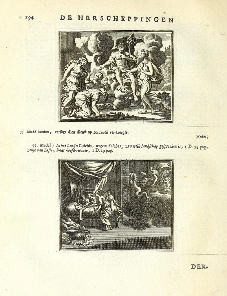 An illustration from Alle de werken van Publ. Ovidius Naso, 1700, leaf 208