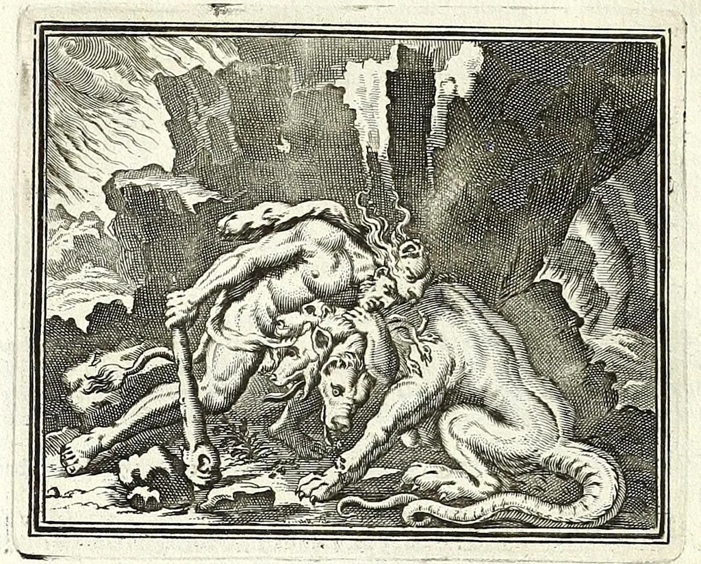 An illustration from Alle de werken van Publ. Ovidius Naso, 1700, leaf 218