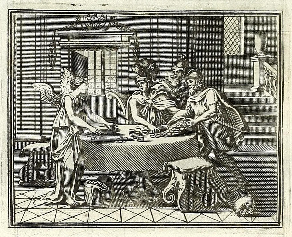An illustration from Alle de werken van Publ. Ovidius Naso, 1700, leaf 222