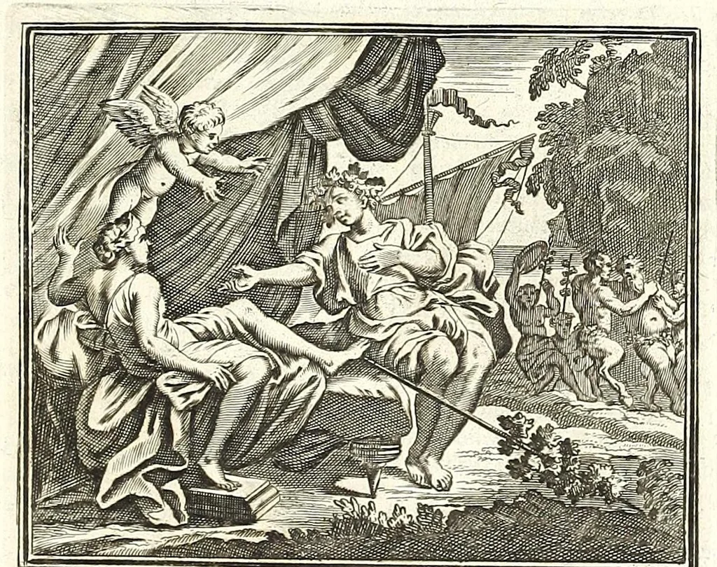 An illustration from Alle de werken van Publ. Ovidius Naso, 1700, leaf 237