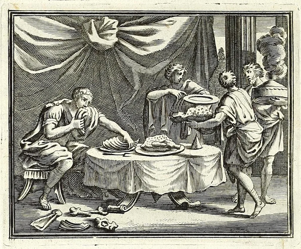An illustration from Alle de werken van Publ. Ovidius Naso, 1700, leaf 256