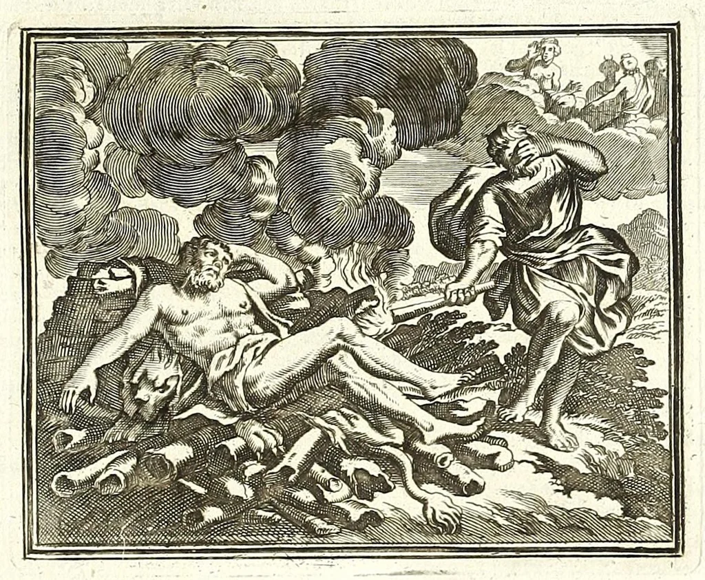 An illustration from Alle de werken van Publ. Ovidius Naso, 1700, leaf 265