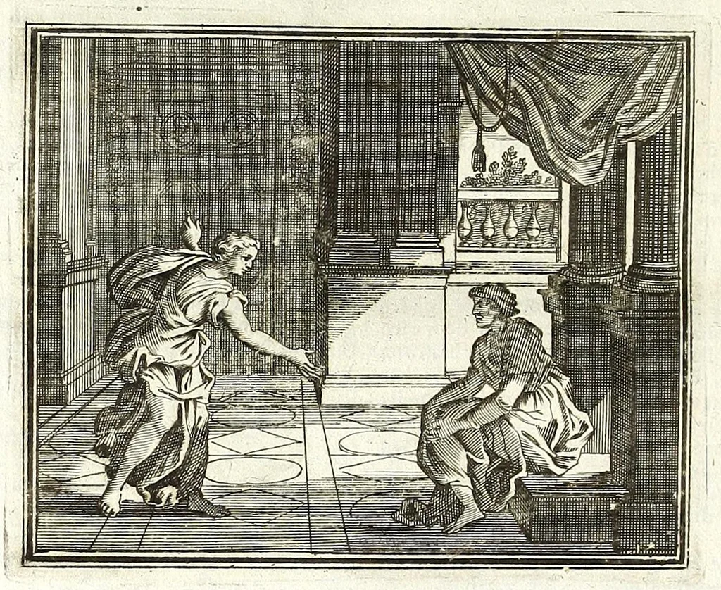 An illustration from Alle de werken van Publ. Ovidius Naso, 1700, leaf 270
