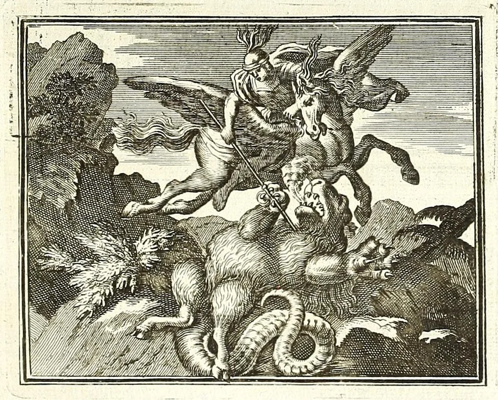 An illustration from Alle de werken van Publ. Ovidius Naso, 1700, leaf 281