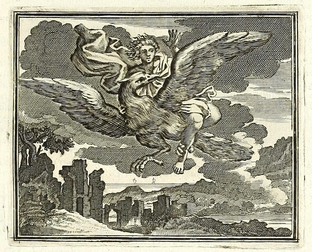 An illustration from Alle de werken van Publ. Ovidius Naso, 1700, leaf 293
