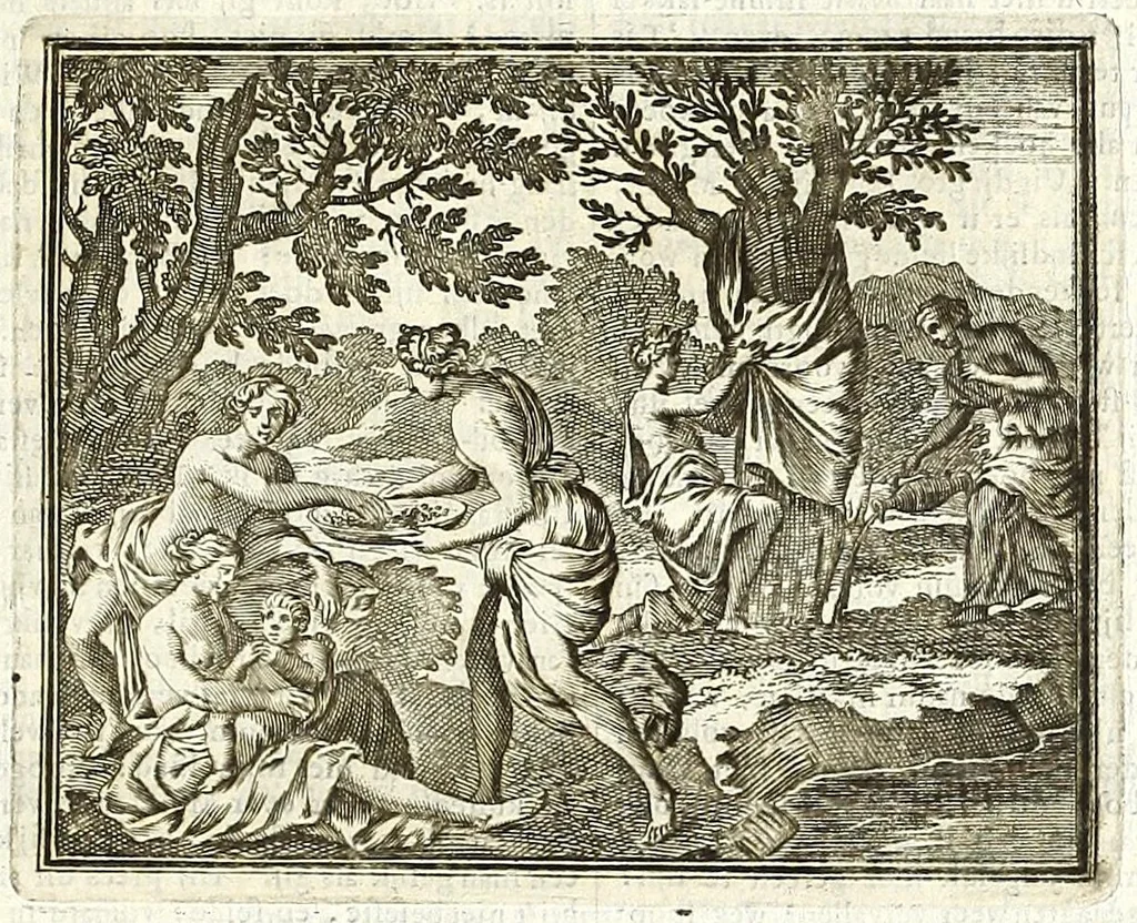 An illustration from Alle de werken van Publ. Ovidius Naso, 1700, leaf 301