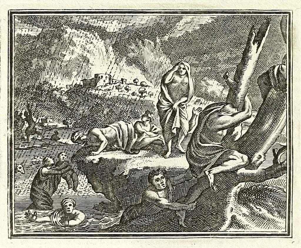 An illustration from Alle de werken van Publ. Ovidius Naso, 1700, leaf 32
