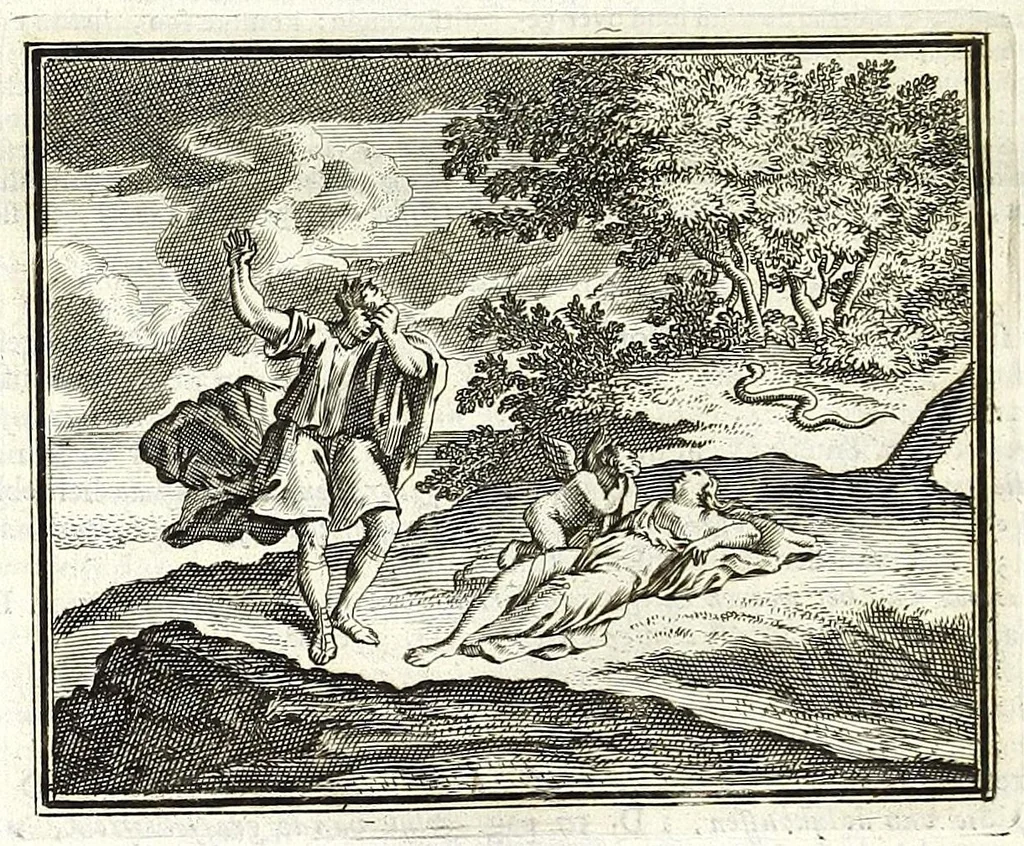 An illustration from Alle de werken van Publ. Ovidius Naso, 1700, leaf 336