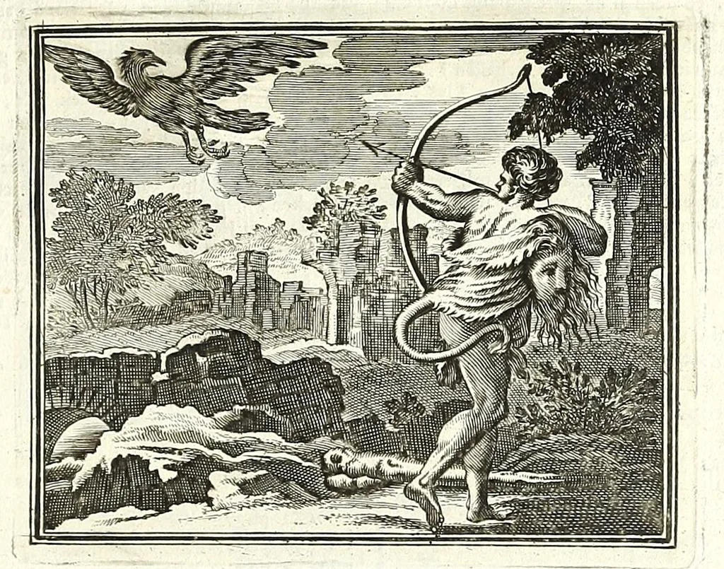 An illustration from Alle de werken van Publ. Ovidius Naso, 1700, leaf 353