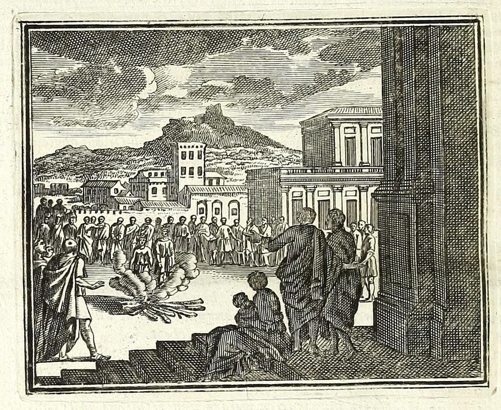 An illustration from Alle de werken van Publ. Ovidius Naso, 1700, leaf 378